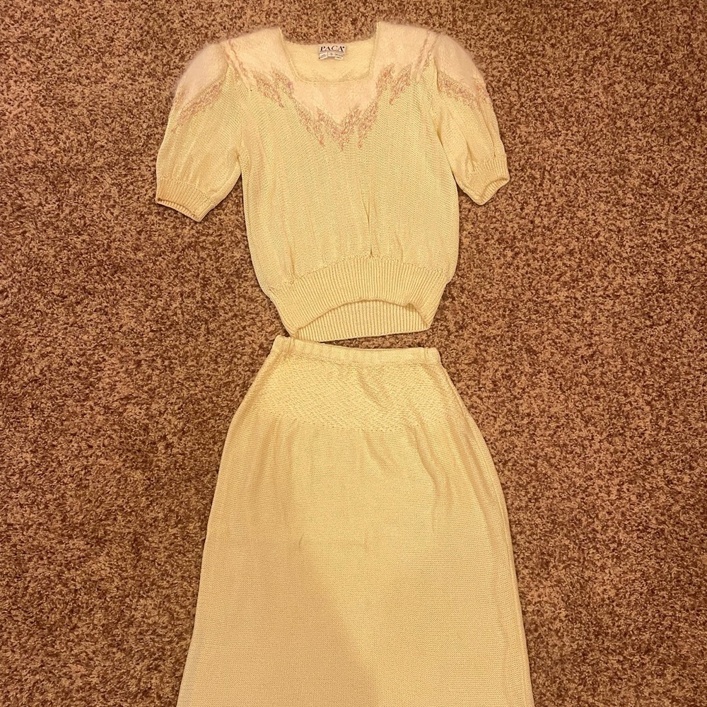 PACA vintage shirt and skirt size small